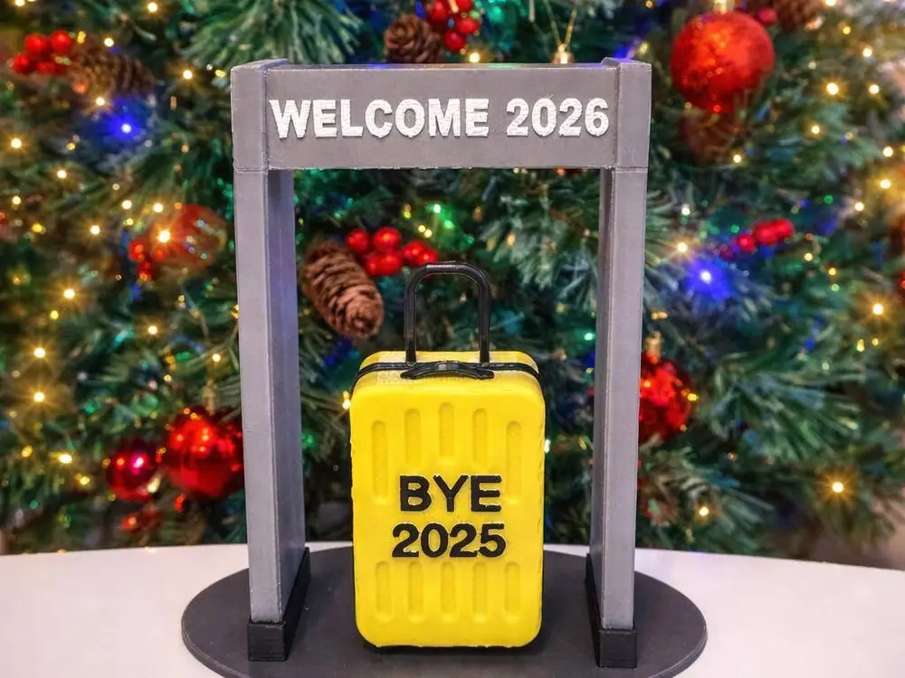 New Year Gate – Airport Metal Detector 2026