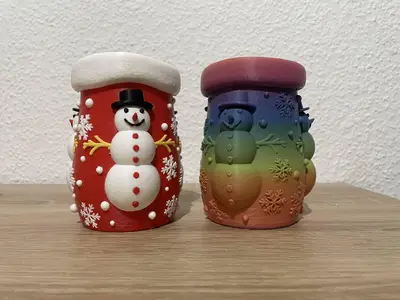 Holder - Snowman