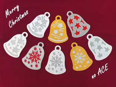 Christmas bells - 2 color version - no AMS