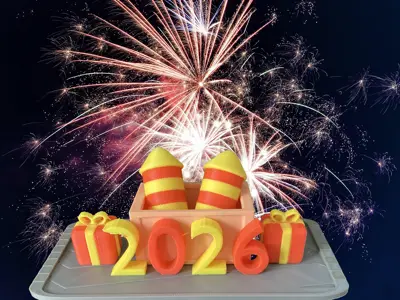 2026 Celebratory New Year Decor