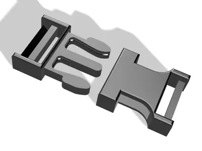 Buckle clip - Fibbia per cinghie - Zaino