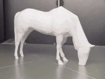 Cheval LOW POLY