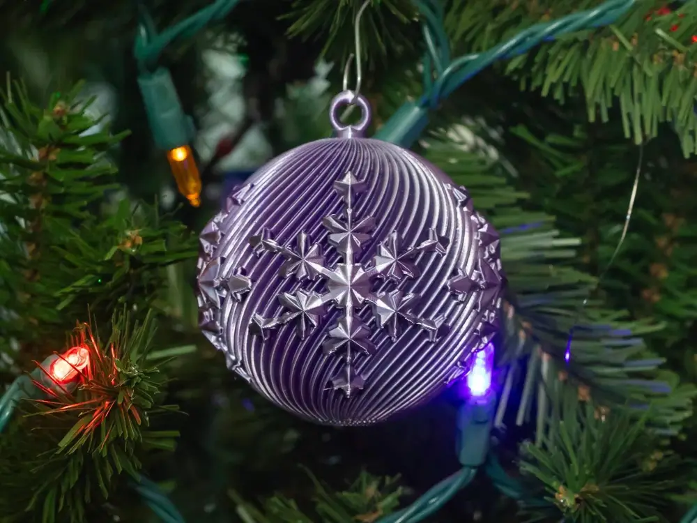Christmas Snowflake Ball 2025