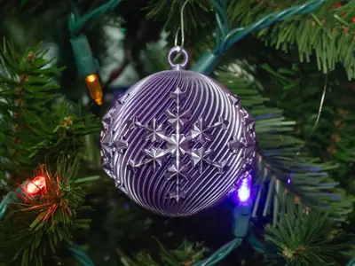 Christmas Snowflake Ball 2025