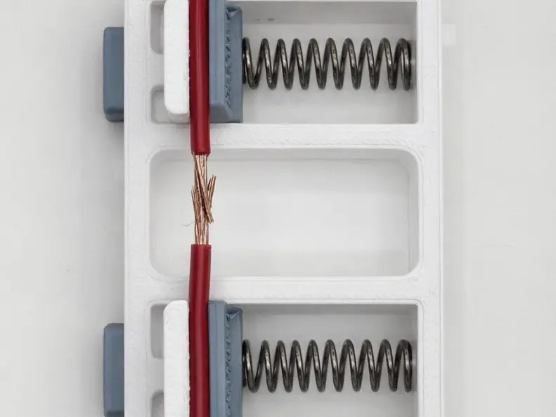 Slide Soldering Clamp with Opt. Printed Spring