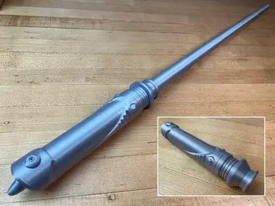 Darth Sidious’s Print-in-Place Collapsing Lightsaber