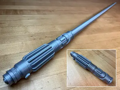 Mace Windu’s Print-in-Place Collapsing Lightsaber