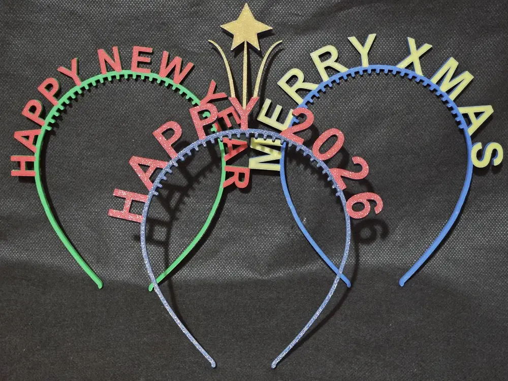 XMAS,HAPPY-2026 Headbands Collection