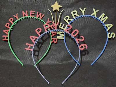 XMAS,HAPPY-2026 Headbands Collection