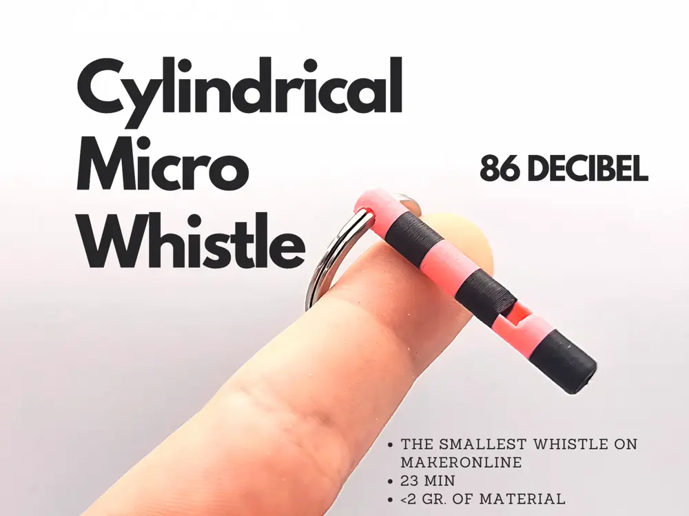 Cylindrical Micro Whistle