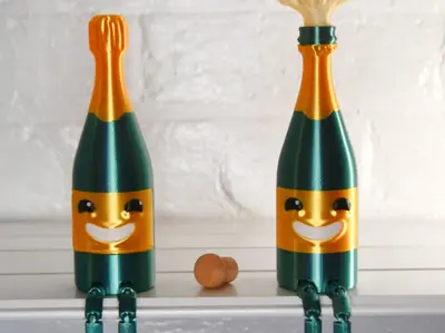 Flexi NYE Champagne Bottle 2026