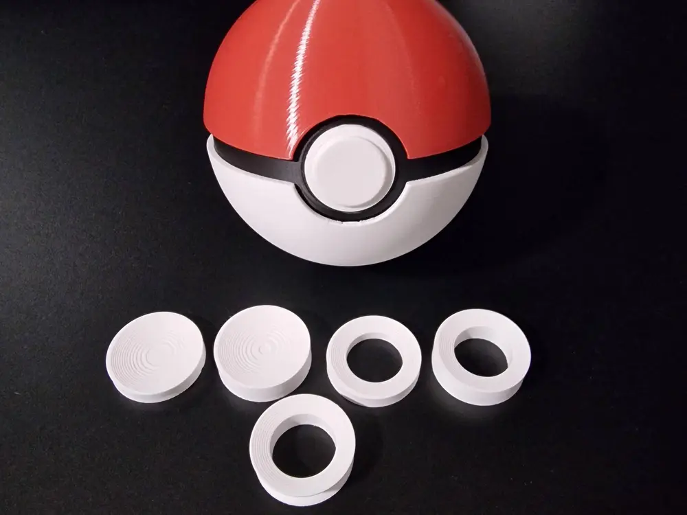 Pokeball stand set 2 (simple stand)