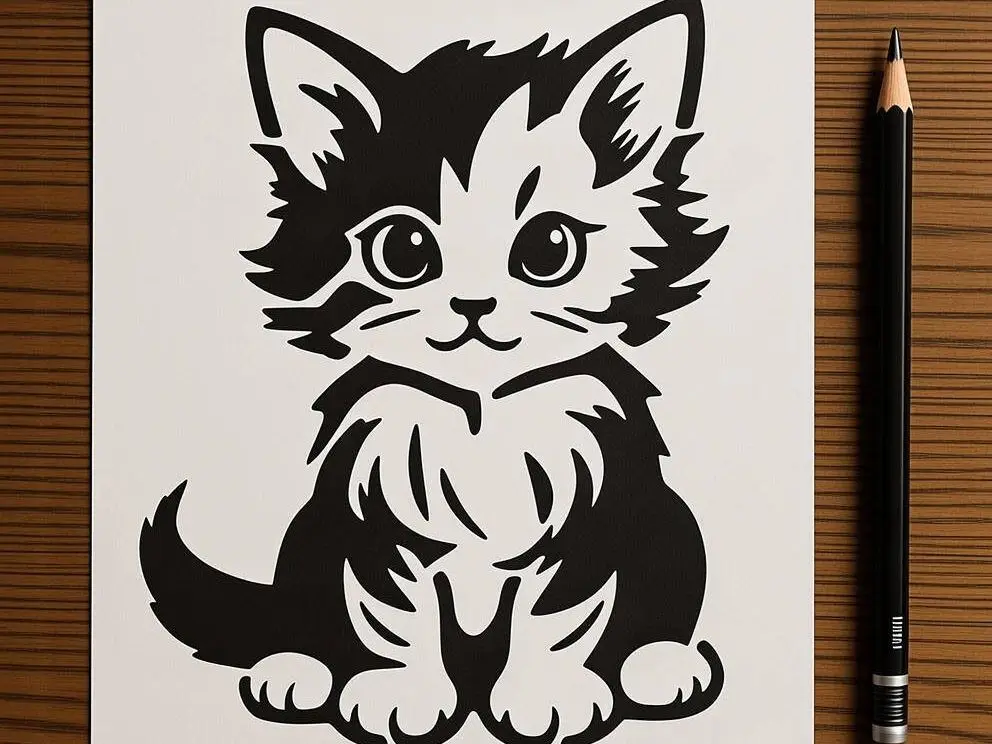 Cute kitten