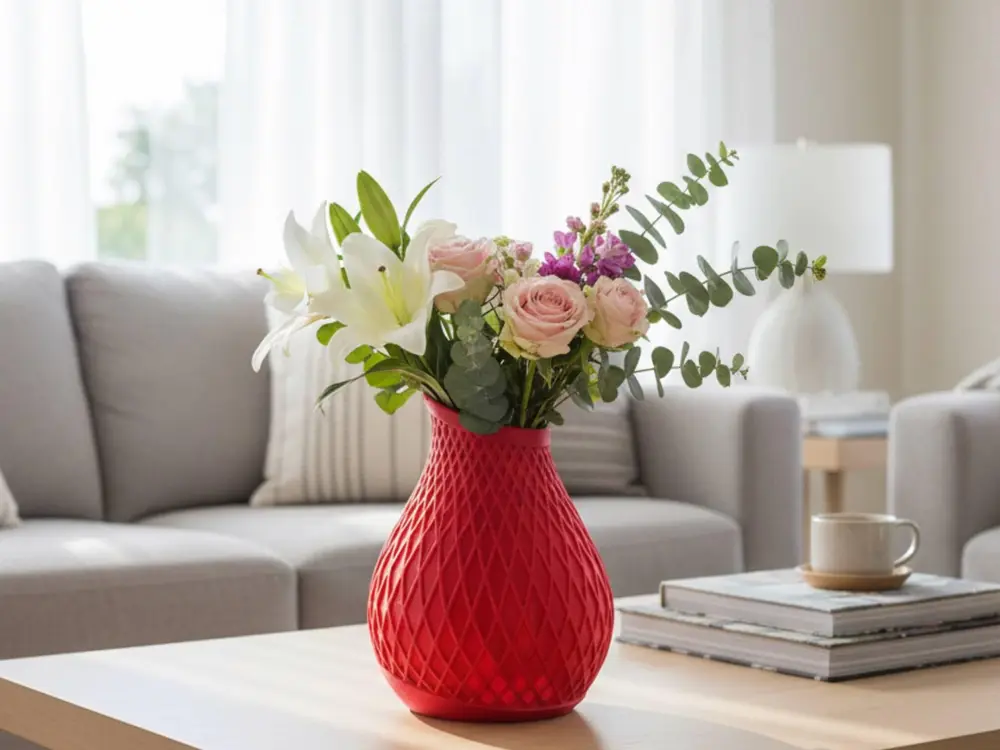 Cozy Lattice Vase – Easy No-Support Print