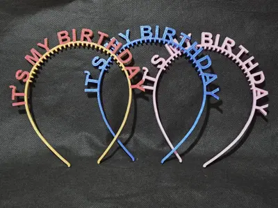 IT'S MY BIRTHDAY Headband (Single or 2 Colors)