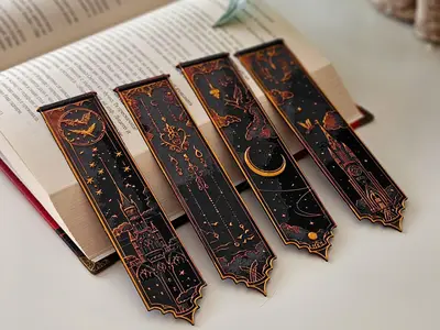 Hogwarts V2 - Bookmarks inspired by Harry Potter