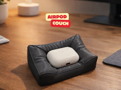 AIR POD COUCH / STORAGE YOUR AIR PODS ON A COUCH / APPLE ACCESSORIES / HOMEDECOR
