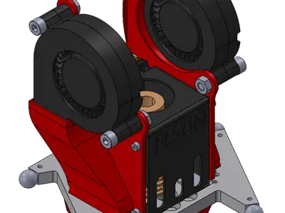 FLSUN SUPER RACER 5015 FAN ADAPTER