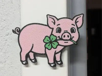 Piggy lucky Charm / Fridge magnet