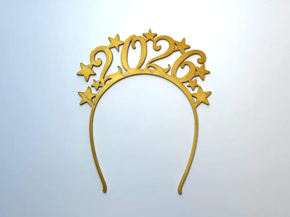 New Year 2026 Headband