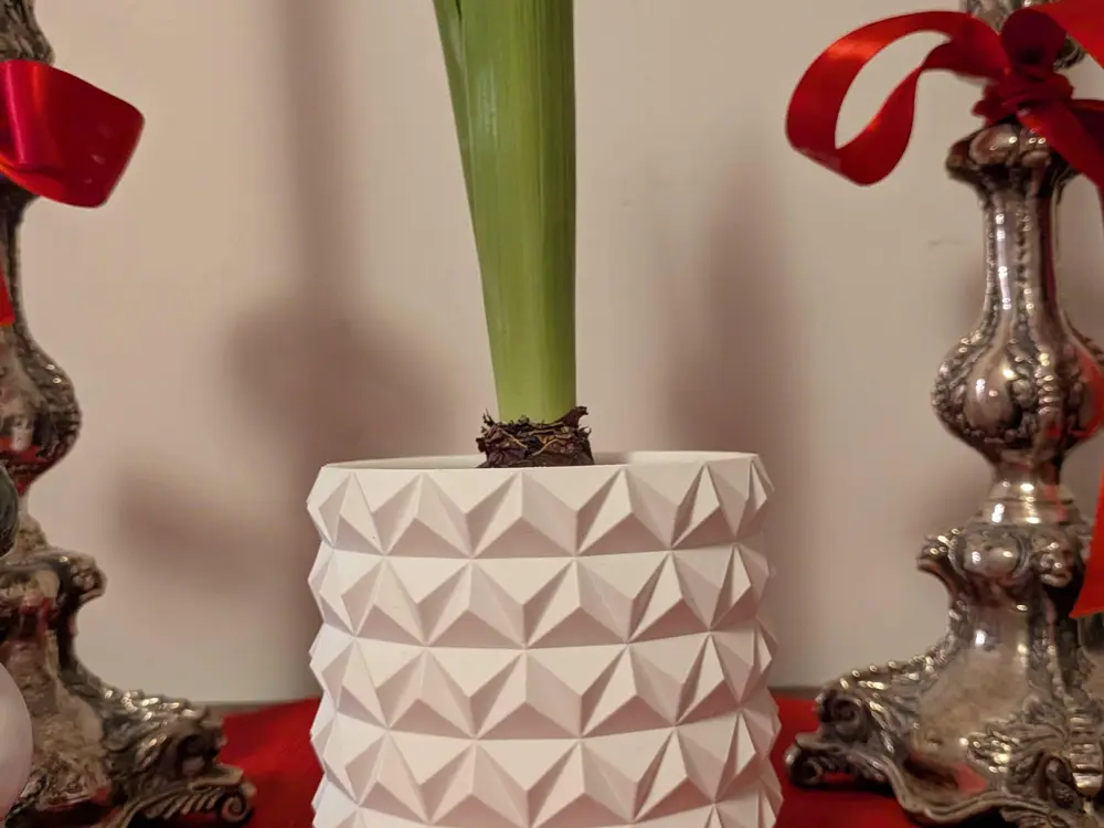 Chrismas plant pot geometric