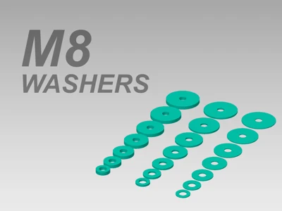 M8 washer collection