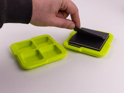 Desk Organizer Lids: Post-It Holder & Sorting Tray