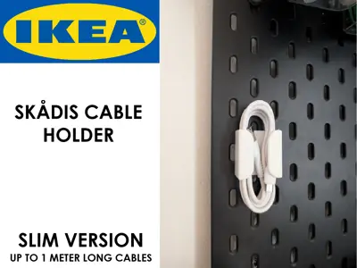 IKEA Skådis Cable Holder | SLIM VERSION