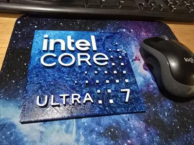 Intel Core Ultra 7 Plaque