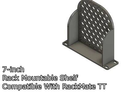7-inch 3D printable shelf