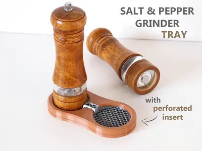 Salt & Pepper Grinder Tray