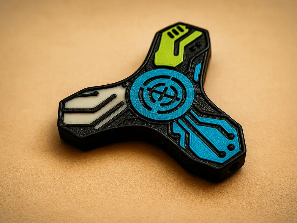 Fidget Spinner Neon