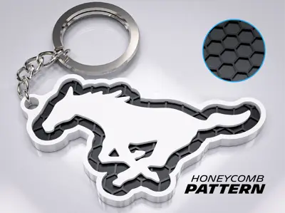 Mustang Keychain