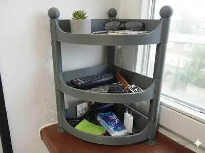 Modular corner shelf system