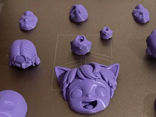 entrena tus pinturas cabeza anime y chibi furry