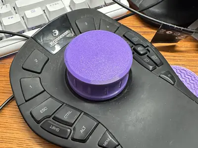 Replacement knob for a 3Dconnexion SpaceMouse Pro
