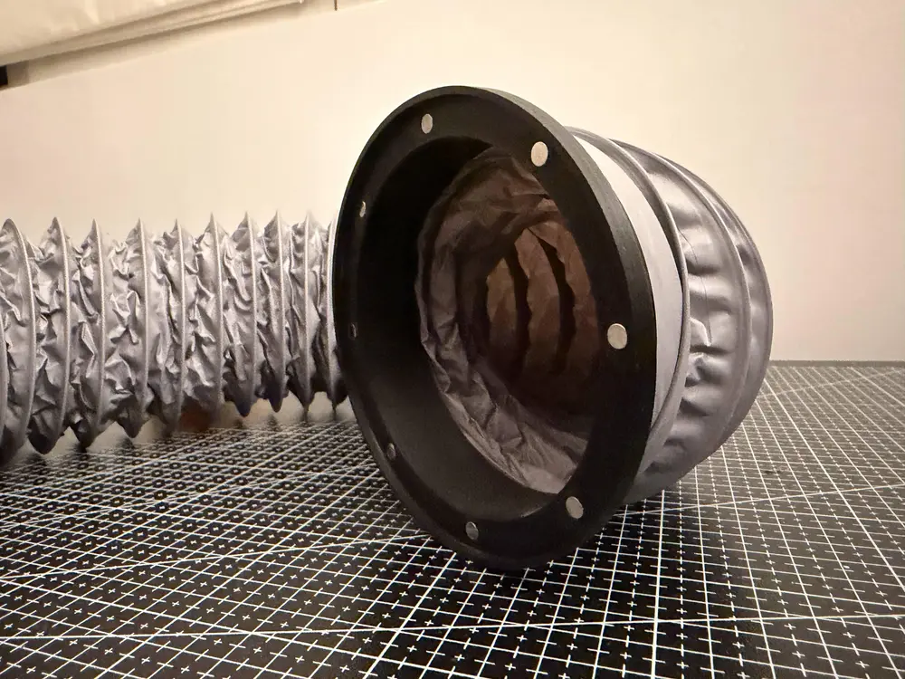 Magnetic 100mm Exhaust Hose Adapter System