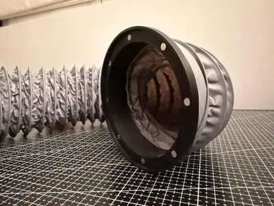 Magnetic 100mm Exhaust Hose Adapter System