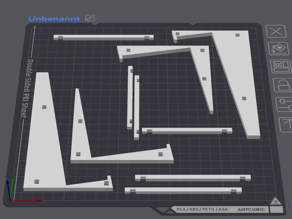 Modularer Buchständer