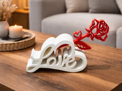 LOVE STAND WITH HEART / MOTHERSDAY GIFT / VALENTINES DAY GIFT
