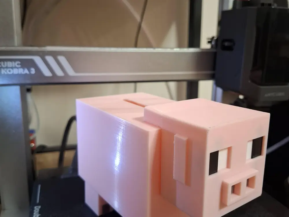 Minecraft Piggy Bank