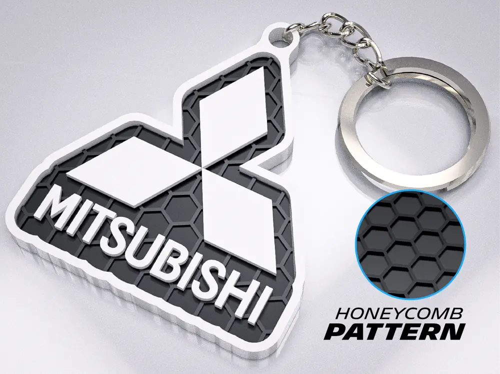 Mitsubishi Keychain