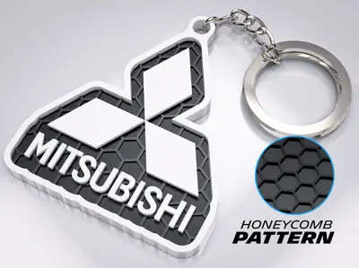 Mitsubishi Keychain
