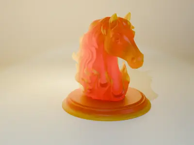 Fire Horse Bust – Symbol of 2026