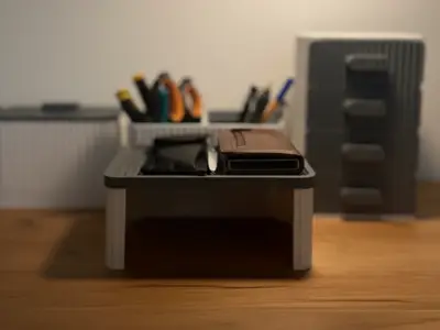 Desktop Mini Shelf & EDC Organizer - Stackable & Minimalist