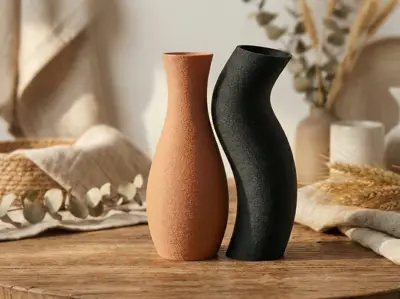 Duality Vases - Modern Harmonic Decor