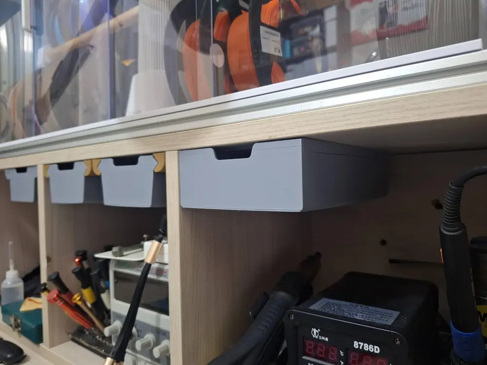Under Desk Drawer 140mm Optimized