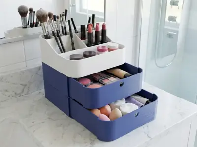 Makup, Cosmetics Organizer. Modular and Stackable