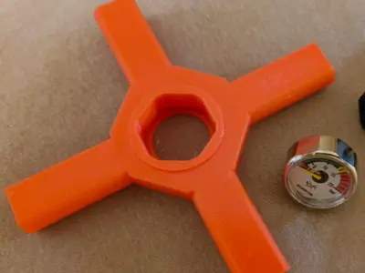 Herramienta de montaje para manómetro mini de 25 mm