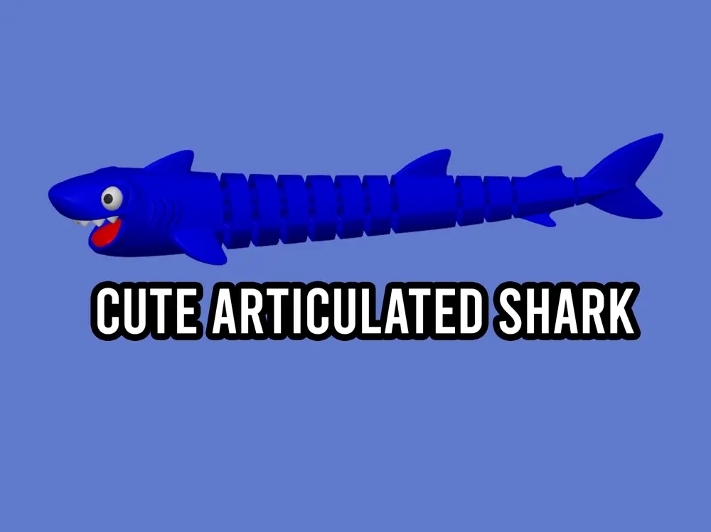 Cute Articulated Shark